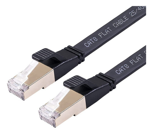 Cable Red Plano Categoria 8 Cat8 Rj45 Utp Ethernet 5m 40gbps