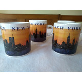 Tazas De Café N.y Originales - Set X 4 Unidades