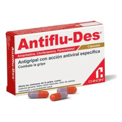 Antiflu-des Cápsula 50 Mg\u002F3 Mg\u002F300 Mg, 24 Cápsulas | MercadoLibre