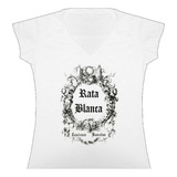  Blusa Camiseta Dama Rata Blanca Rock Bca Tienda Urbanoz