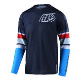 Jersey Moto Gp Air Warped Blue / Red Tld Original