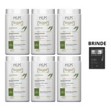 Kit 6 Felps Profissonal Btox Okra 1kg + Brinde