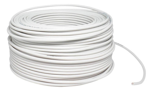 Cable Eléctrico Ul Cal 10 100 M , Color Blanco Surtek