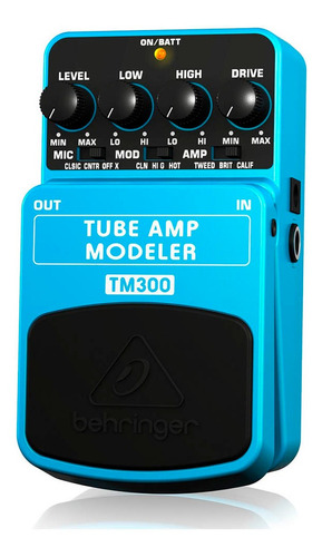 Pedal Behringer Tm300 Modulador De Amplificador Valvulado