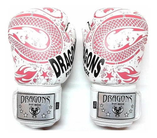 Guante Boxeo Dama 12 Oz Marca Dragons Premium