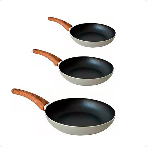 Set X3 Sartenes Antiadherentes Kit Cocina Completo Oferta