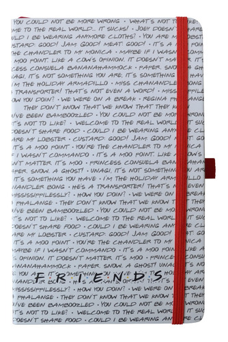 Libreta Friends Programa 13 X 21 Cm Danpex Cuaderno De Notas