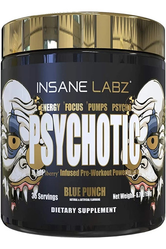 Suplemento Insane Labz Psychotic Gold Pre Entreno