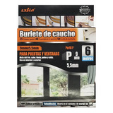 Burlete Tipo P Cinta Térmica Adhesiva Puerta Ventana 6 Mts 