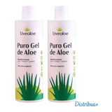 Gel De Babosa Puro Hidratante Pele E Cabelos 500ml 2 Unidade