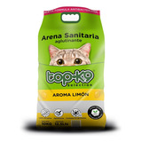 Arena Antibacterial Aglutinante Topk9 10kg Limón