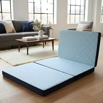 Colchón Seccionado Cama Hospitalaria Plegable Económico Color Azul marino Drjoohn 189 cm X 89 cm X 8 cm | Meses sin interés