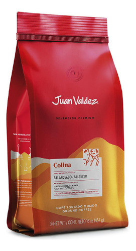 Café Juan Valdez® Molido X 454g - Colina (balanceado) 