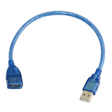 Cable De Extensión Usb 2.0 Macho A Hembra Usb 0.5 Metros