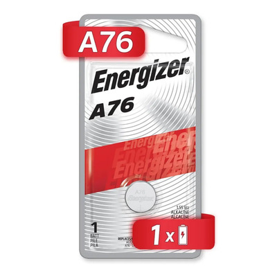 Energizer - Pila Botón Alcalina A76 (LR44\u002FAG13) - Blister 1 Unidad - 1.5V 175 mAh - Para relojes, juguetes y accesorios | Meses sin interés