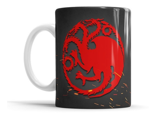 Taza Cerámica Game Of Thrones Casa House Targaryen