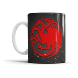 Taza Cerámica Game Of Thrones Casa House Targaryen