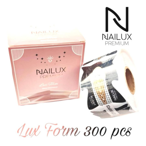 Rollo De 300 Moldes Esculturales Nailux