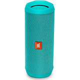 Jbl Flip 4 - Altavoz Bluetooth Portátil, Resistente Al Agua, Color Verde Azulado 110v