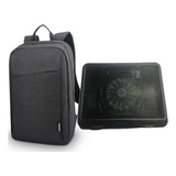 Mochila Lenovo + Base P/ Note C/cooler Led - C3tech Nbc-11bk