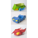 Kit Caixinha Carros Pj Masks 10 Lembrancinha De Festa 