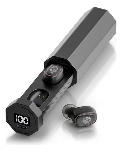 Auriculares Inalámbricos Sonido Estéreo Bluetooth 5.0 Color Negro