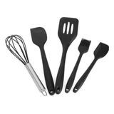 Utensilios De Cocina Silicona Con Núcleo De Acero Set De 5