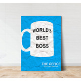 Cuadro The Office 20x30 Michael Scott Taza World Best Boss