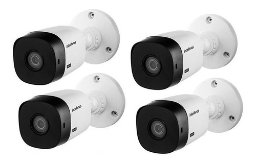 Combo 04 Cam Intelbras Vhl 1220b Full Hd 1080p Ir 20m