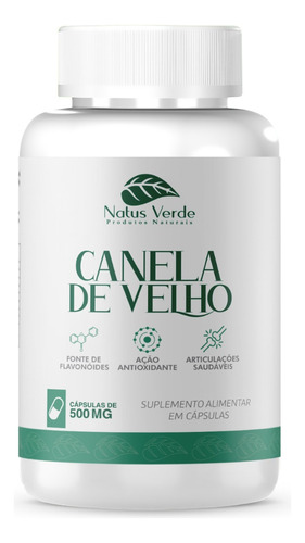 Canela De Velho  500mg 100 Cápsulas