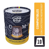 10 Capsulas Origen Colombia Coffee Break Nespresso