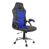 Silla Escritorio Oficina Pc Gamer Metalica Giratoria - Azul