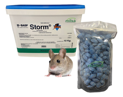  Venenocontra Ratones Ratas Cebo Storm 1 Kg Envio Gratis