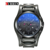 Reloj De Cuero Resistente Al Agua De Lujo Curren 8225 For