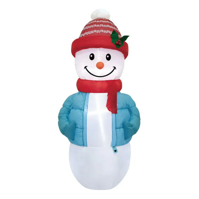 Inflable Navideño Muñeco De Nieve 1.22m Con Luz *sk | Meses sin interés