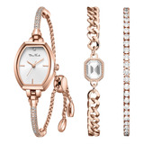 Reloj De Pulsera Pequeno Para Mujer, Vestido De Diamante, Re