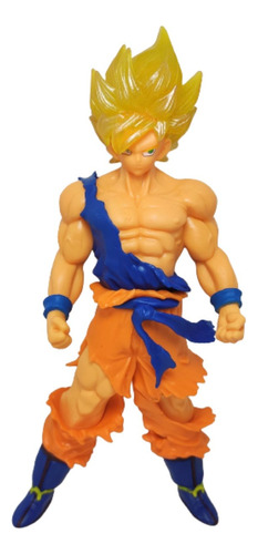 Figura Dragon Ball Goku Super Sayayin Pelo Transparent 18cm