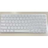 Teclado Bluetooth Apple Magic Qwerty Us Color Plata Y Blanco