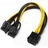 2x Cabos Splitter Y Energia Pci-e 8 Pinos 2x Pci-e 8pin Gpu