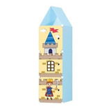 Bau Guarda Roupa Castelo Brinquedos Sapateira Com Prateleira