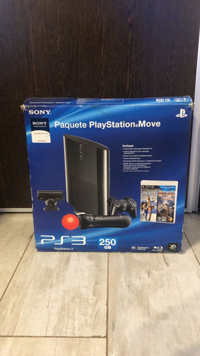 Playstation 3 Con Paquete Move, Más 13 Juegos 