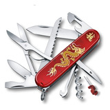 Cortaplumas Victorinox Huntsman 16 Usos Año Del Dragon 2024 Color Rojo