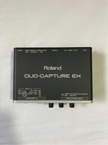 Interface De Áudio Usb Roland Duo- Capture Ex