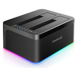 Estación De Acoplamiento Discos Duros Sata Rgb Usb 3.0...