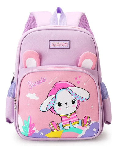 Mochila Infantil De Costas Meninas Pink Creche Passeio