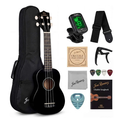 Ukuleles Soprano Acústico 21in Ukelele Kit Instrumentos Con Afinador Correa 4 Cuerdas Estuches Ukulele Concierto | Meses sin interés