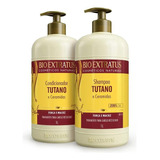 Kit 1 Shampoo 1 Condicionador Maciez Tutano 1 L Bio Extratus