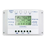 Controlador De Carga Solar 20ah Mppt + Pwm  12v E 24v T20