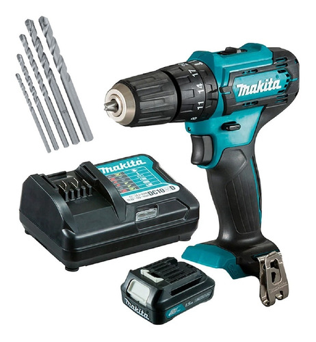 Parafusadeira Furadeira 12v Impacto Hp333dwyx3 Makita+brocas