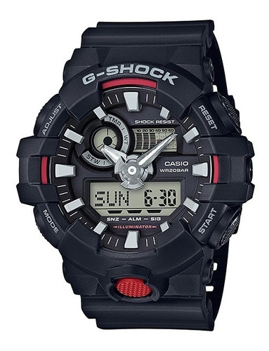 Reloj Casio G-shock Ga-700-1a Wr 200m Agente Oficial Caba
